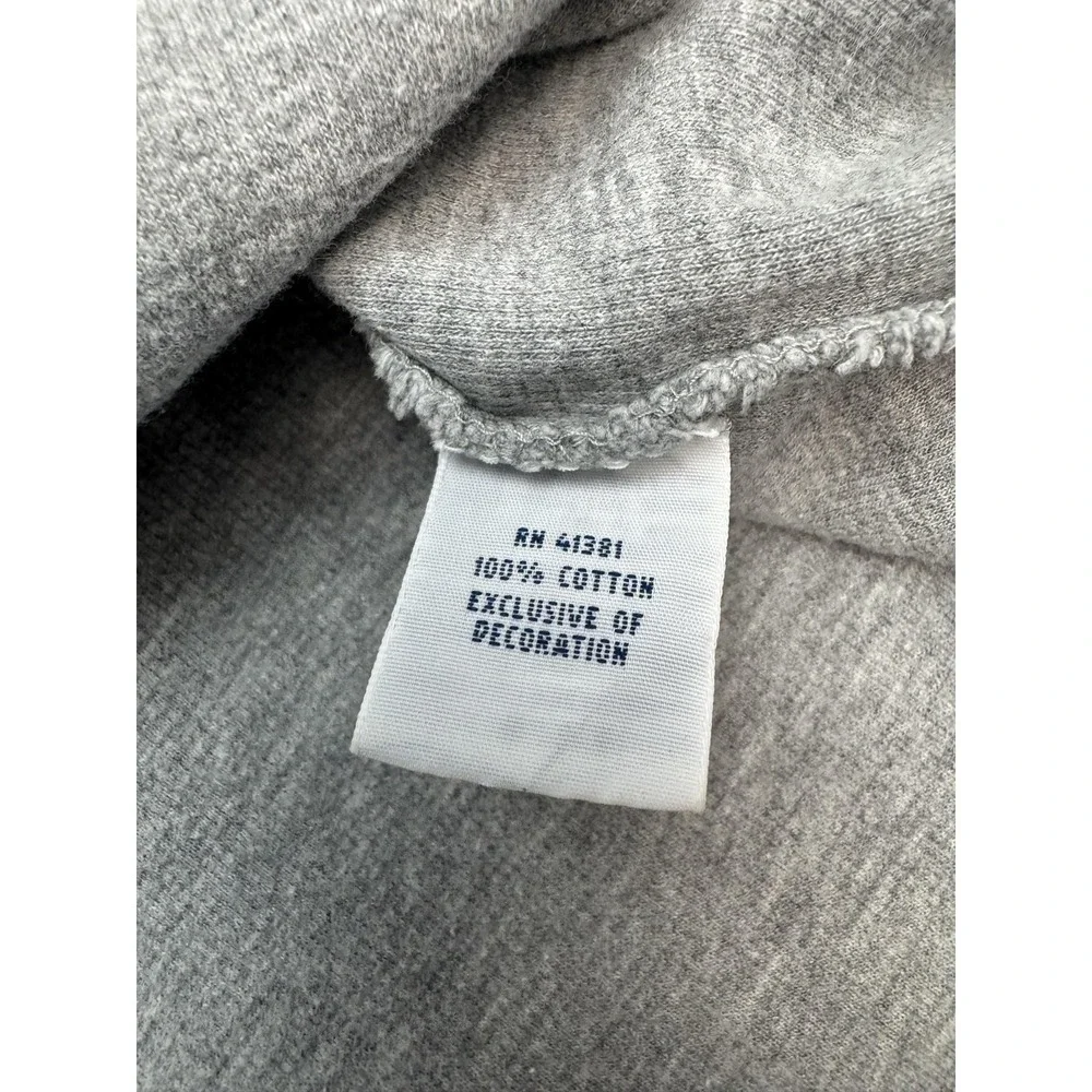 Polo Ralph Lauren Sweater Mens Large Gray 100% Cotton Quarter Zip Mock Neck Knit